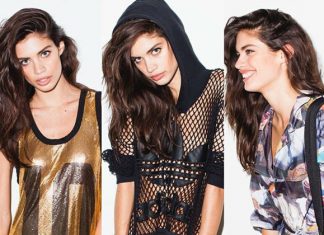 Sara Sampaio satisfeita com a Adidas