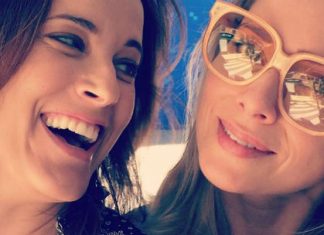 Maria João Bastos e Letícia Spiller inseparáveis