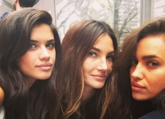 Sara Sampaio partilha foto com Irina Shayk