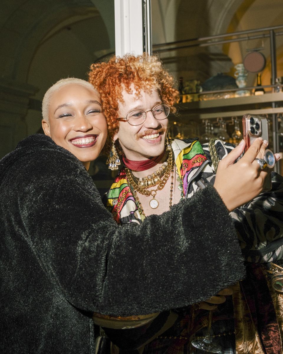 Cocktail pós desfile de Carlos Gil