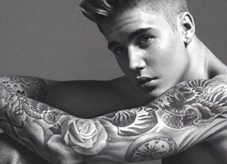 Conheça a história das tatuagens de Justin Bieber