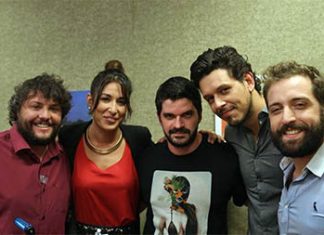 César Mourão grava com o colectivo Porta dos Fundos