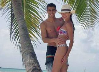 Iva Lamarão de férias com André Santos