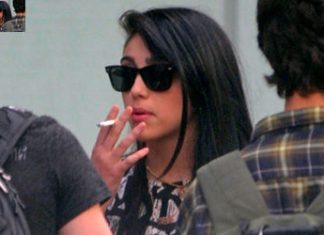 Filha de Madonna apanhada a fumar