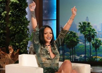 Rihanna participa do programa Ellen para promover “ANTI”